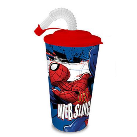 Marvel Spiderman Red 500ml Tumbler With Straw £2.49